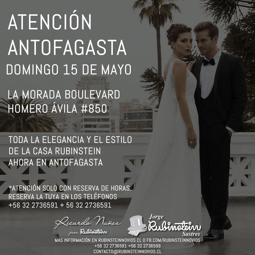 RubinsteinStore's tweet image. Atención #Antofagasta, #Calama, #Mejillones, #TalTal. No dejen pasar esta oportunidad!
+Info facebook.com/events/1534306…