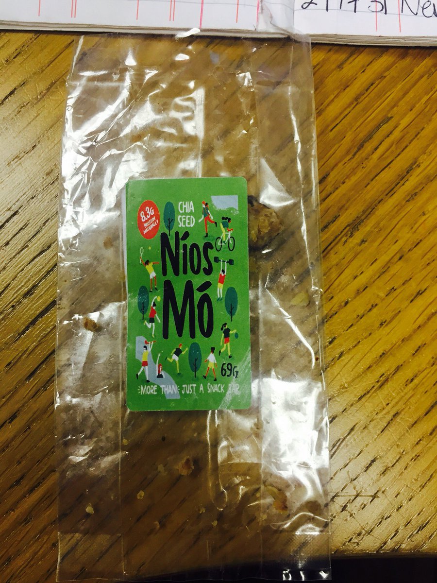 roxi_don's tweet photo. My @niosmofoods  #chiaseed protein bar didn't last long! delicious-fab taste/texture! Any #belfast stockists? https://t.co/lNl8xmg9ZV