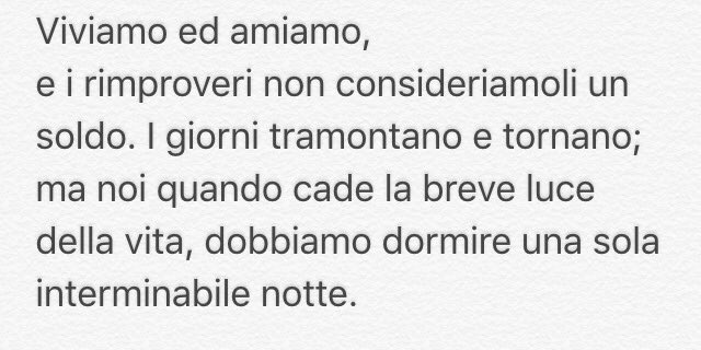 Flavia_Nicols's tweet photo. #Carme5 #Catullo #piacere #ScorrereDelTempo #HamleTw/19 @marconi98B https://t.co/MAhv4UeCao