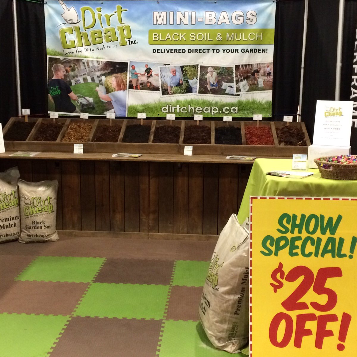 DirtCheapInc's tweet photo. Come check us out at the Burlington Lifestyle Home Show this weekend! #spring #gardening https://t.co/vJmQxcLAqi