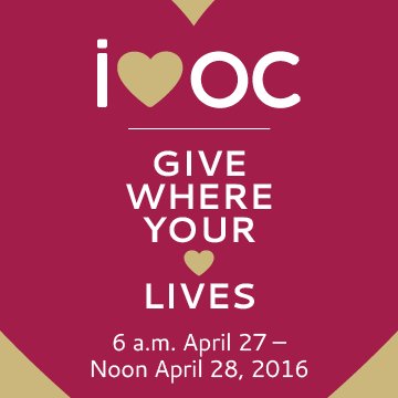 In 5 days you can give with your heart during #iheartoc Giving Day! #giving #donate