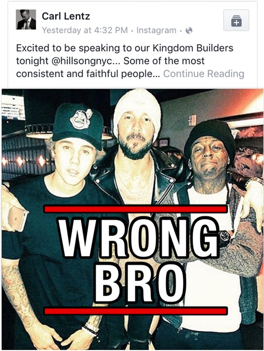 Wrong_Bro's tweet photo. Just heard the latest off Biebs and Lil Wayne's collab album on KLOVE, hope @Jonazzarello covers during worship soon https://t.co/F7cKfo7GOi
