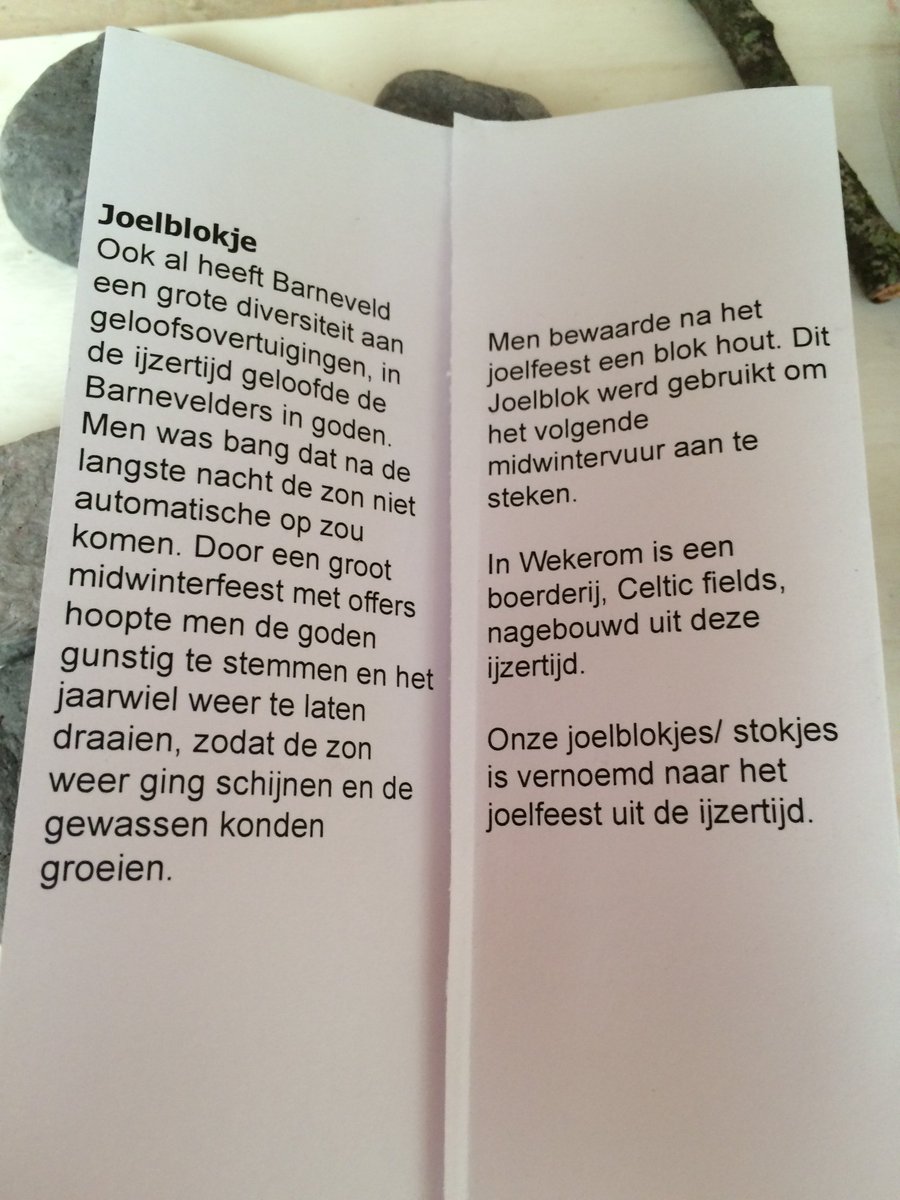 Een nieuw probeer-product voor onze winkel! Gemaakt door de crea-groep.