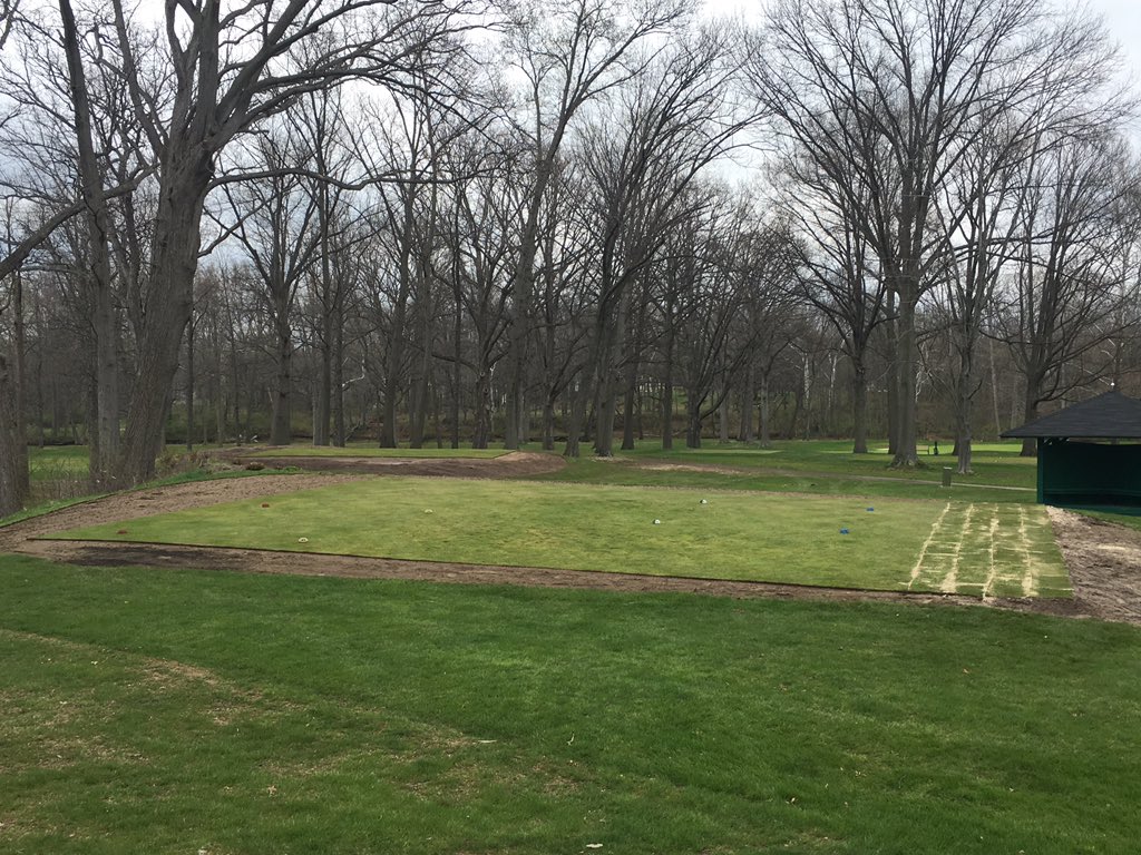Both Tee Boxes on Hole 11 squared and the back of the main Tee leveled  fb.me/4BWwmMNdW