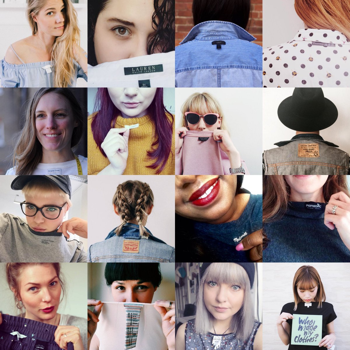 Fashion Revolution Week 18-24th April. Show your label and ask #whomademyclothes? fashionrevolution.org/get-involved