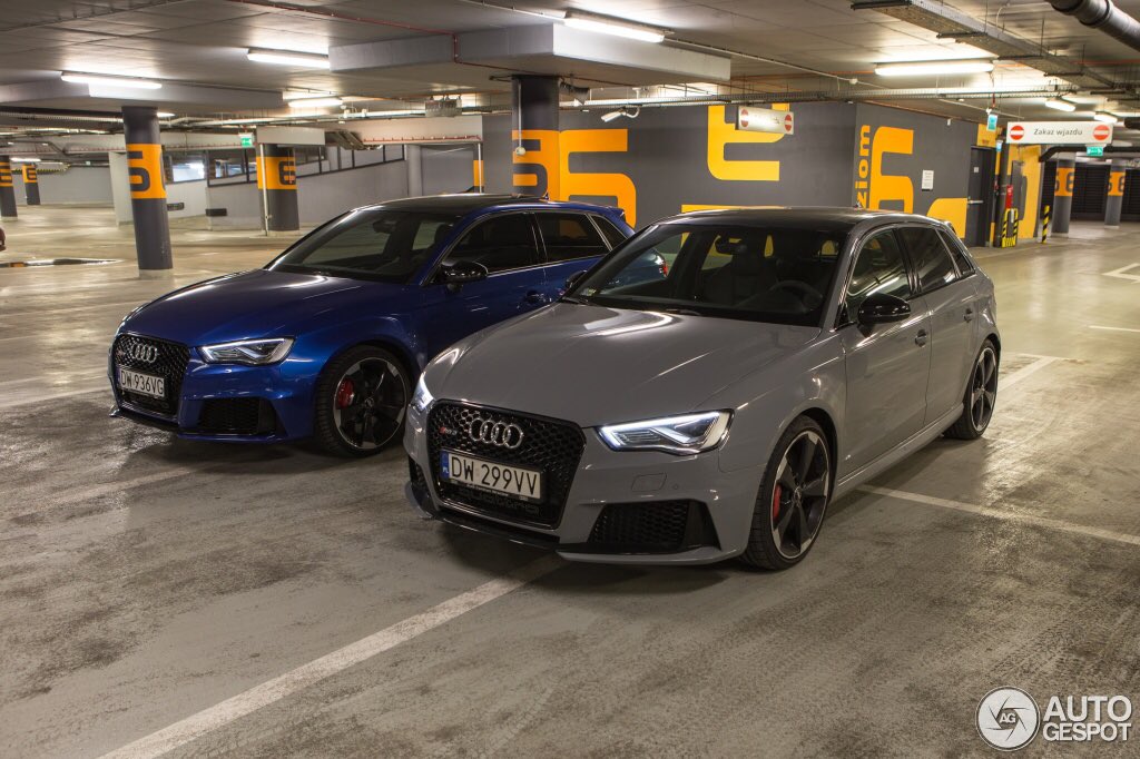 PosBadAudi's tweet photo. 😈 Double Trouble 😈 RS3 SportBack❗️ https://t.co/MwmxuRBril