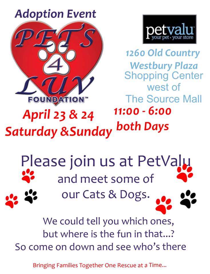 Don't forget to join us this weekend at @PetValuUS