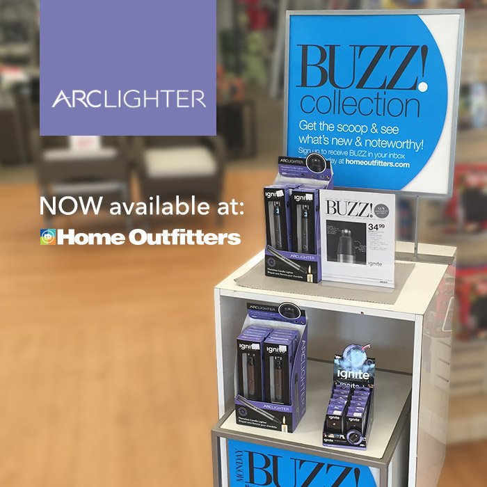 GetArcLighter's tweet image. Super excited to announce that the #ArcLighter is now available at #HomeOutfitters in select stores across Canada!