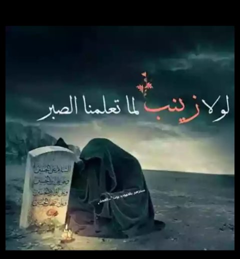 نعزي صاحب العصروالزمان بذكرى أستشهاد السـيده الحوراء زينب
آه يا زينب ياملاذ الصابرين
آه يا زيـنب يا حنين الثائرين