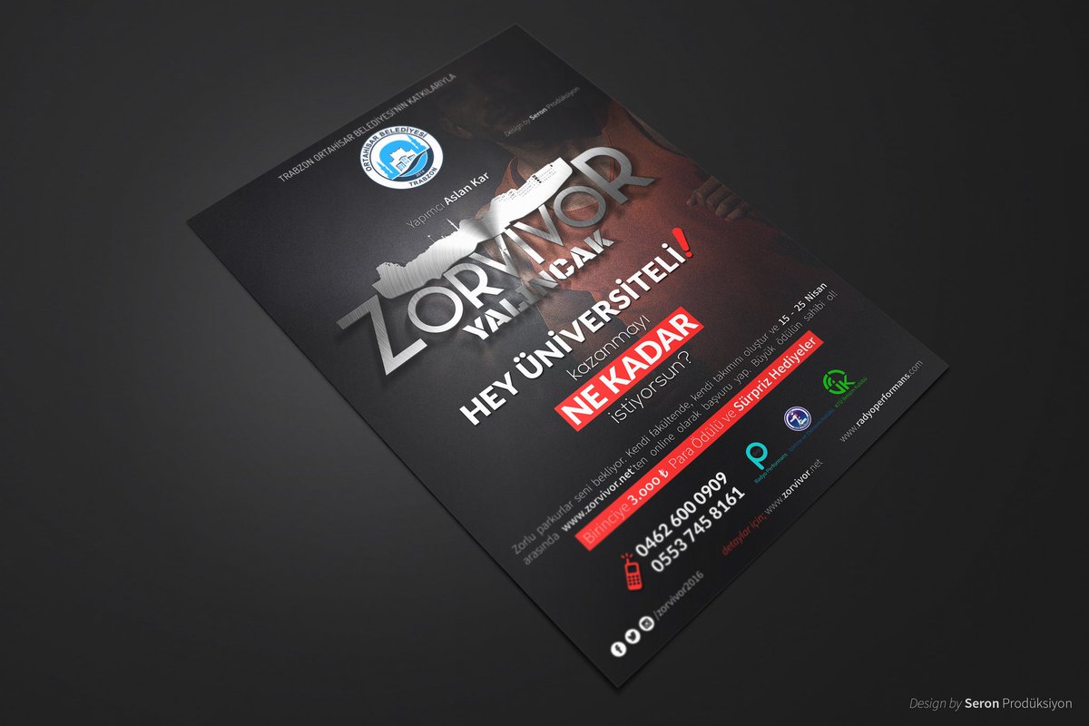 29 Nisan'da başlayacak olan, fakültelerin kıyasıya yarışacağı Zorvivor'ın logosunu hazırladık.