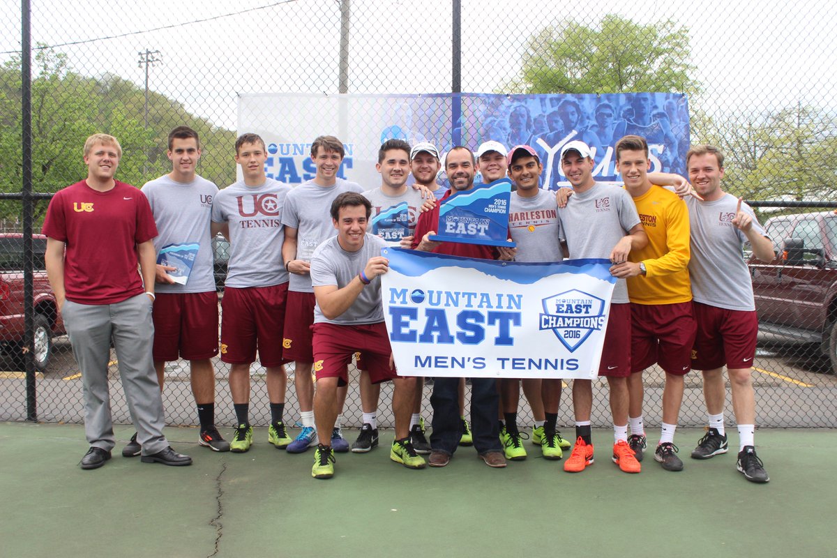 ucwv_athletics's tweet photo. MTNS | @ucwv_mtennis prepares for the MEC Quarters, but first the guys got some hardware! 2016 MEC Champions! https://t.co/6lyAmoj25C
