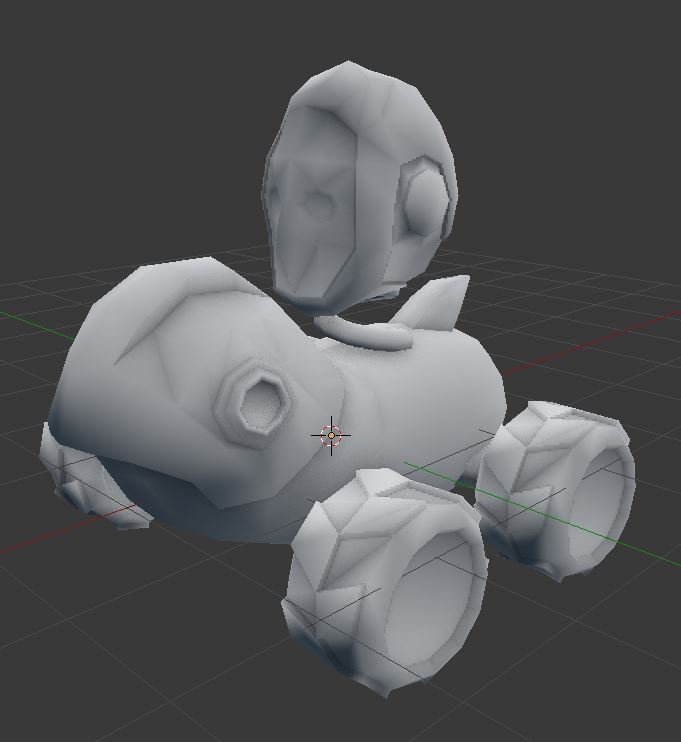 Dev6GameStudio's tweet image. Brumm Brumm! So sehen unsere Bohnenflitzer aus! Fehlt nur noch Farbe und etwas Physik für den Wackelkopf ; ) #rbcgj