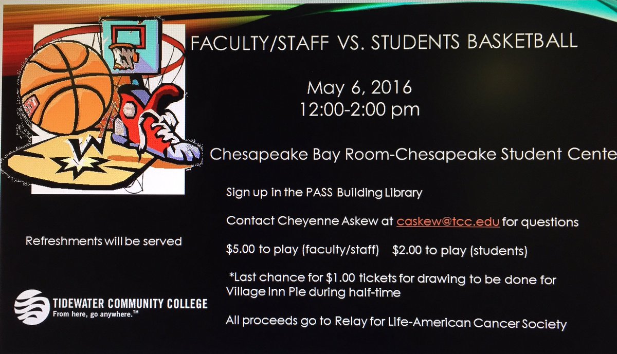 Let's do this! <a href="/TCCva/">Tidewater Community College</a> @ProvostRhine <a href="/EdnaKolov/">Edna Baehre-Kolovani</a> <a href="/tccnorfolk/">TCC Norfolk</a> <a href="/TCCPortsmouth/">TCCPortsmouth</a> <a href="/TccVaBeach/">TCC Virginia Beach</a>