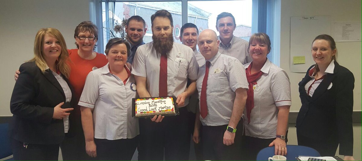 Good luck <a href="/martyn1664/">martyn nichols</a> running  for Diabetes UK &amp; British Heart Foundation #LondonMarathon 👟