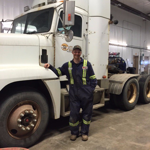 WillysTrucking's tweet image. #FeatureFriday- Trevor from our Repair Store in Peace River, AB. TY for all of your hard work! #pullinwrenches