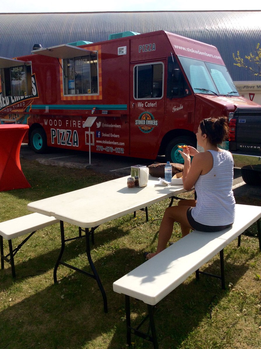 StokedEmbers's tweet image. Community Centre today- #FreshPizza &amp;amp; #BCInteriorRVShow! Mention "RV" and retweet for 10% off today! Happy Friday!