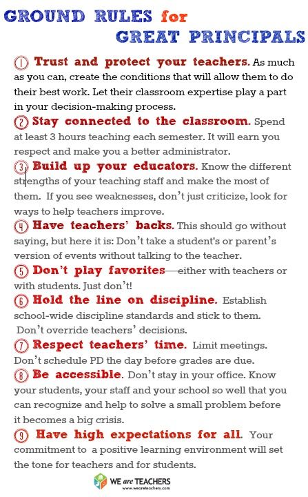 Educators_Lead's tweet photo. Ground Rules for Great #Principals https://t.co/XmwPVLb8vq