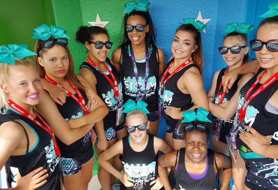CheerFusionCF's tweet photo. Worlds 2016 @CFPerfectStorm https://t.co/nkZNf3fumI