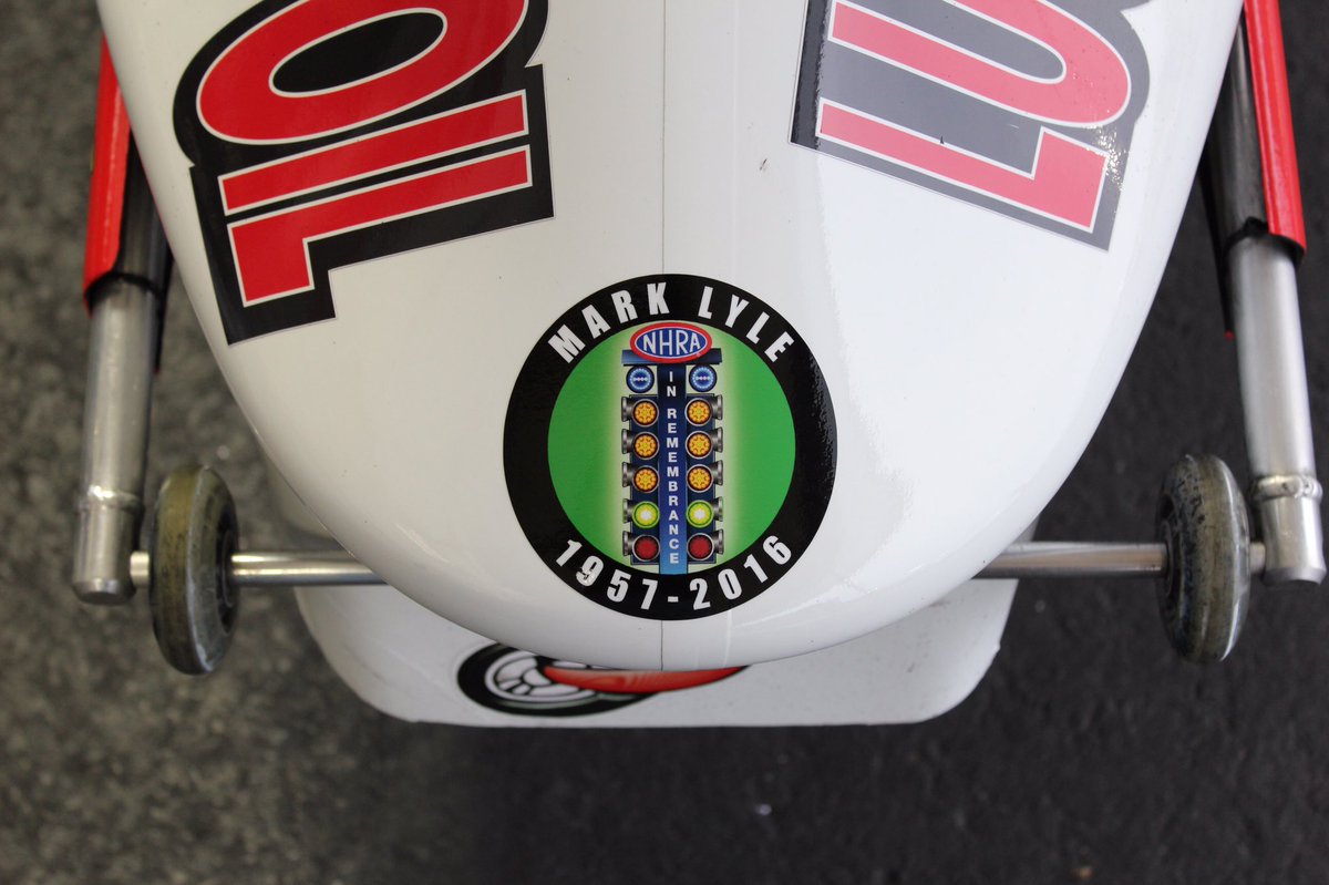 TeamAranaRacing's tweet photo. The @Lucas_Oil team remembers Mark Lyle. #nhraPSM #4WideNats https://t.co/eHp4iL6w5X