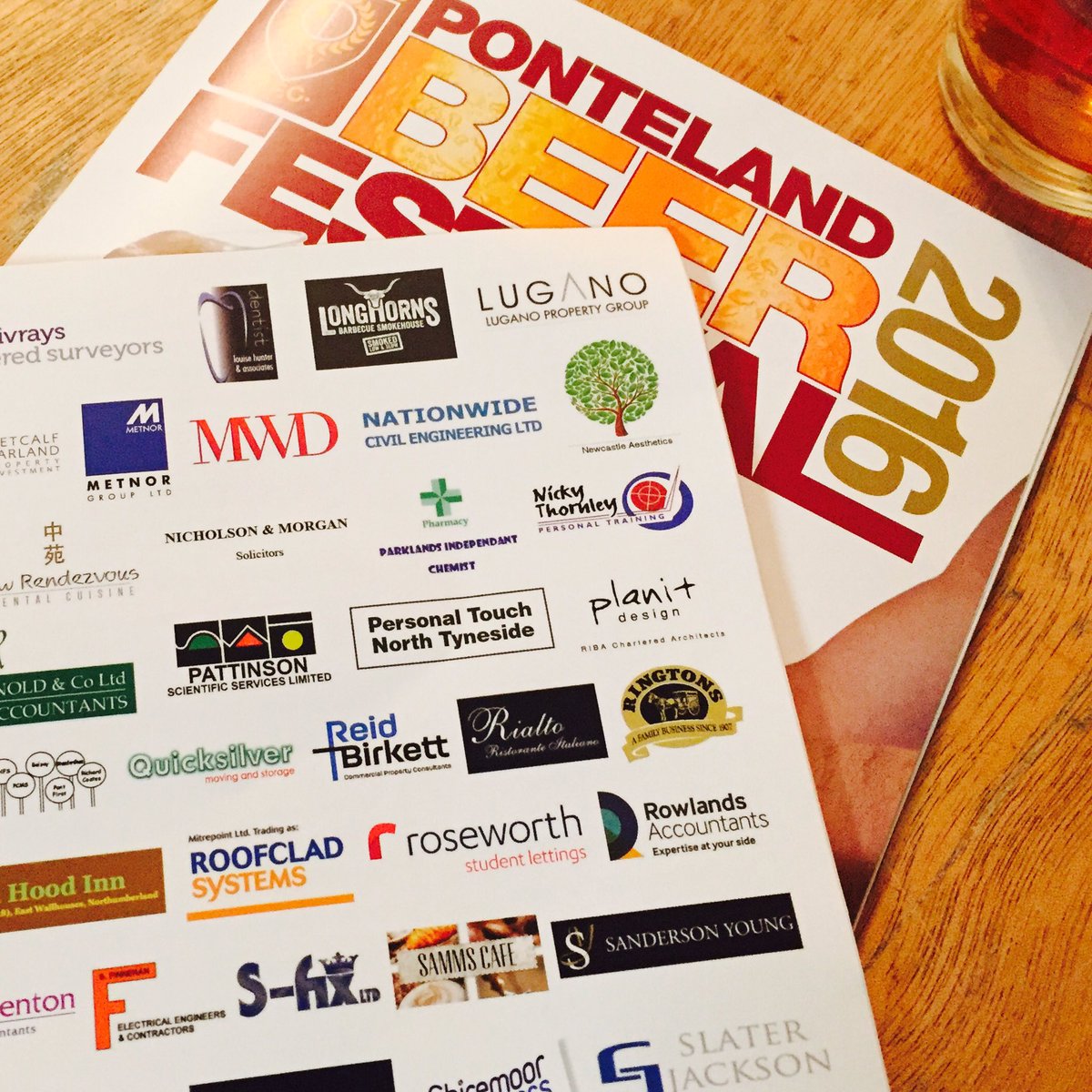 PlanitDesignUK's tweet photo. Proud to be sponsoring the #Ponteland Beer Festival fantastically organised  @PontelandRFC https://t.co/0VdpOwkzye
