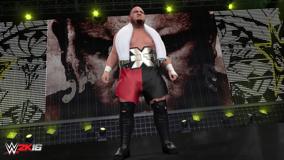 WWEgames's tweet photo. Congrats to new @WWENXT champ @SamoaJoe! Have you done this yet in your version of #WWE2K16? https://t.co/F1Ub127SrC