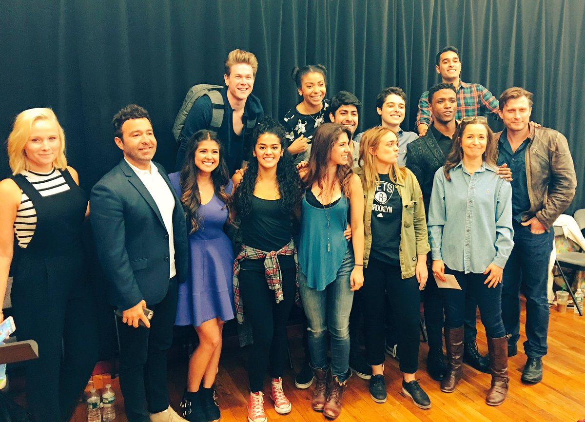 OMG what a fab cast #29hourreading! #Popstar thanks for the opportunity <a href="/michaelcassara/">Michael Cassara</a> ❤️