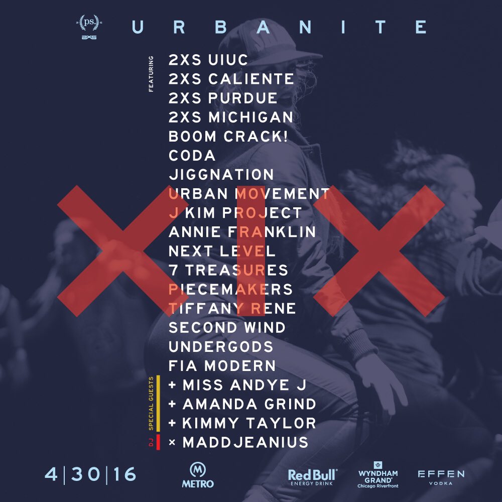 powernsoul's tweet photo. #URBANITE XIX CHI. SAT APR 30 at @MetroChicago ft @missandyej @DanceLoveSoul @KimmyLT tix https://t.co/nZRvEvml5s https://t.co/yI6UbvbgWT