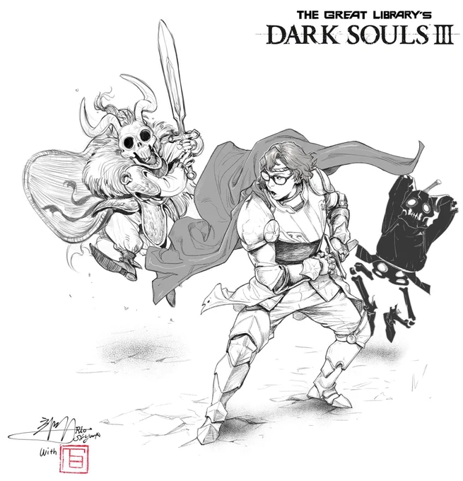 어떤 미친 제안을 해도 오케이라고 하고 같이 가려고하는 분  민구 오라버니 #DarkSouls3 #대도서관 