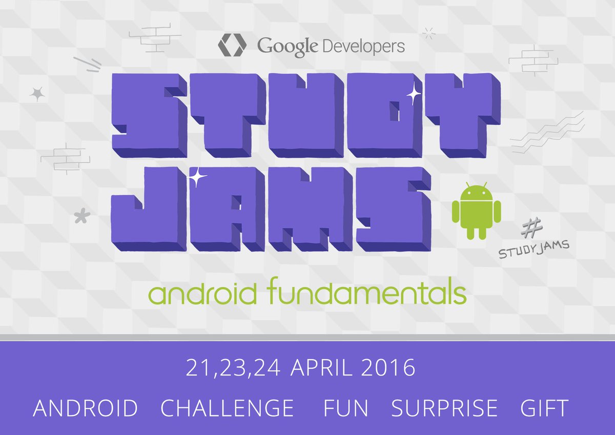 gdg_sba's tweet photo. The next session of #android #studyjams will organize tomorrow  23/04/2016  by #gdgsba #devstudyjams https://t.co/YjlnoPgG8E