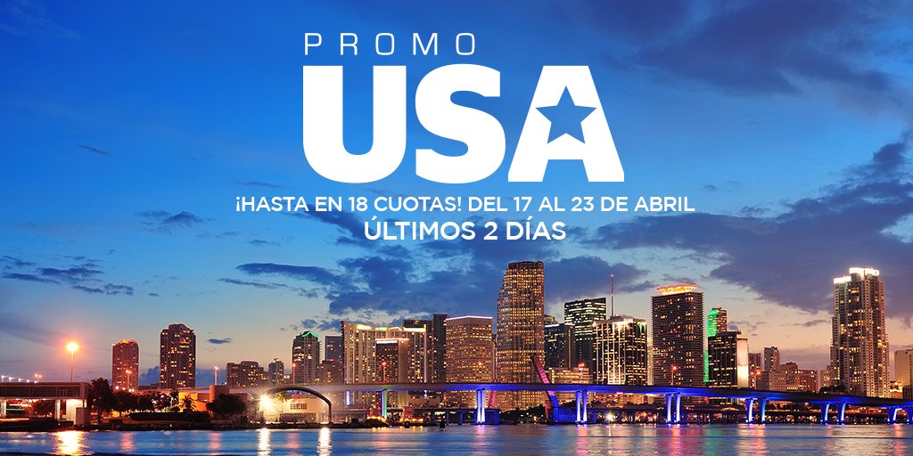 almundo_ar's tweet photo. ¡No te quedes sin tus #VacacionesEnSerio! Aprovechá los últimos 2 días de #PromoUSA.> https://t.co/PcY6gThVwG https://t.co/Plov9RuOKt
