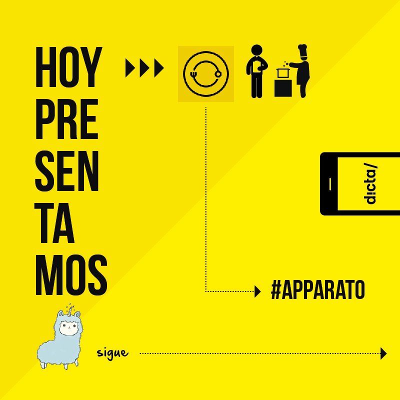 dictabtl's tweet photo. Llegó #Apparato a sus timelines, hoy: Foodie. https://t.co/tBQUfyZCPx