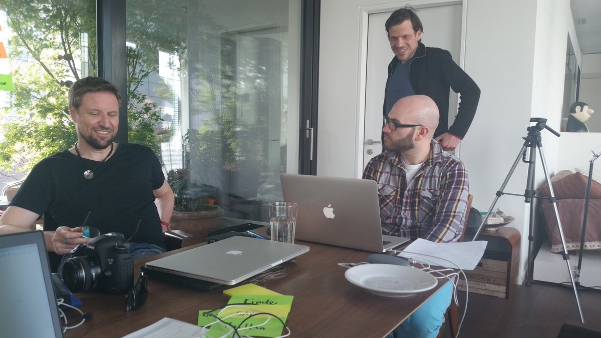 maennerch's tweet photo. Heute #videoschulung unseres teams mit @Dirk_Frischkn - cool wars! Erste proben folgen... https://t.co/mqqqzGq5OR