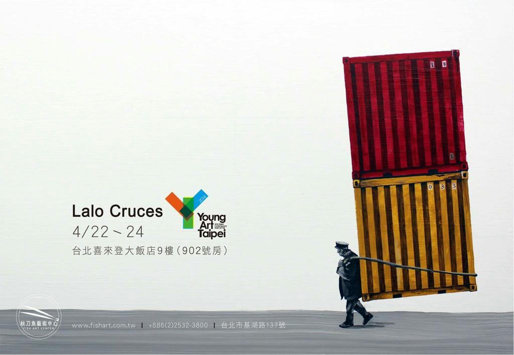 AitanaMuoz's tweet photo. El artista aragonés #LaloCruces repite en la @YoungArtTaipei #Containerland #FromSpaintoTaiwan @sheratonhotels https://t.co/nt1cB8uJsC