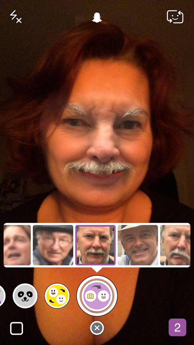 Varron's tweet image. Je faisais &quot;mumuse&quot; avec Snapchat... Et je suis tombée sur une photo de Pierre-Michel Bonnot... 😂😂😂 #magicswitch