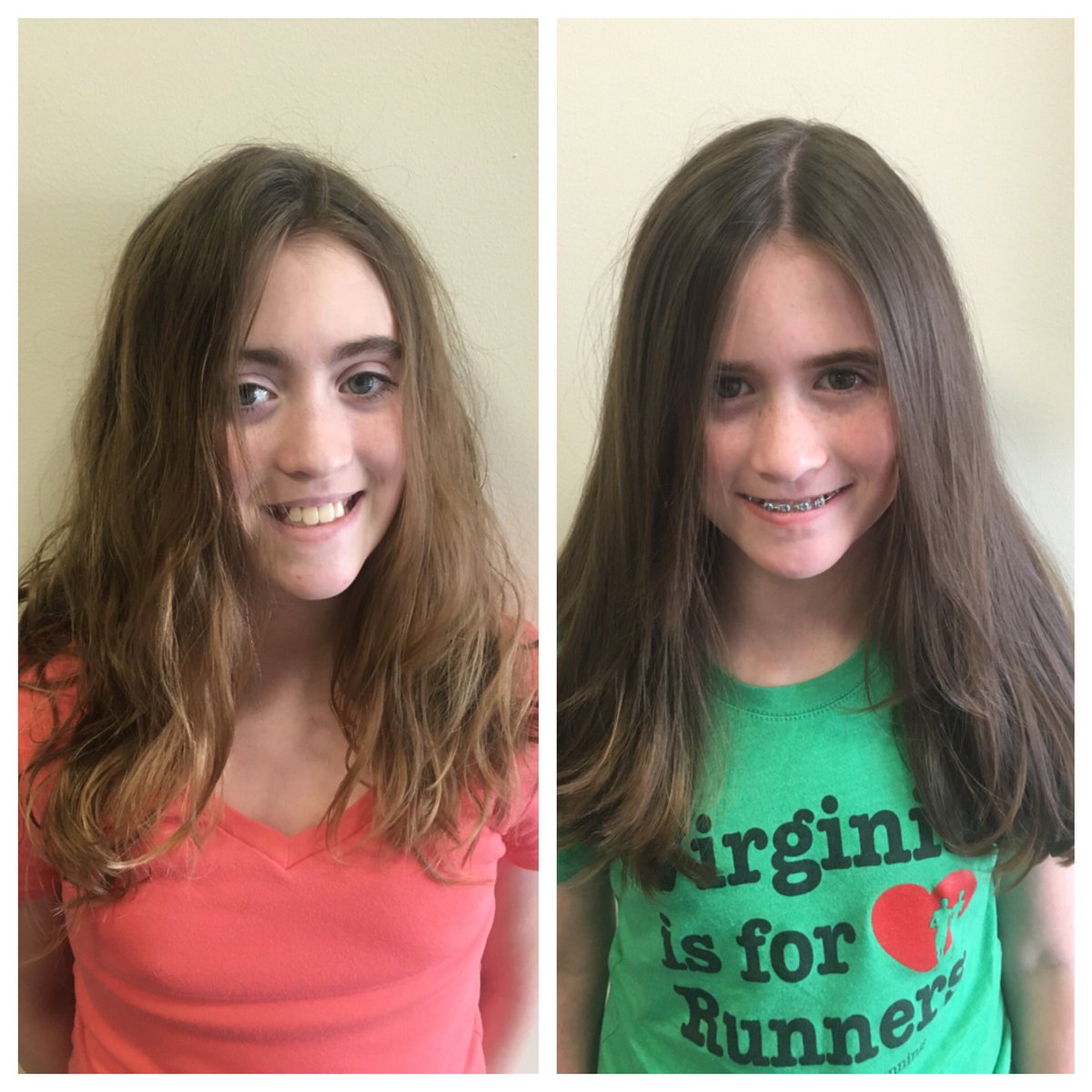 PointLineHair's tweet photo. These two gals were so cute! Left: free handed to enhance natural wave Right: fun face framing! #Pointlinehair https://t.co/rT139FCz69