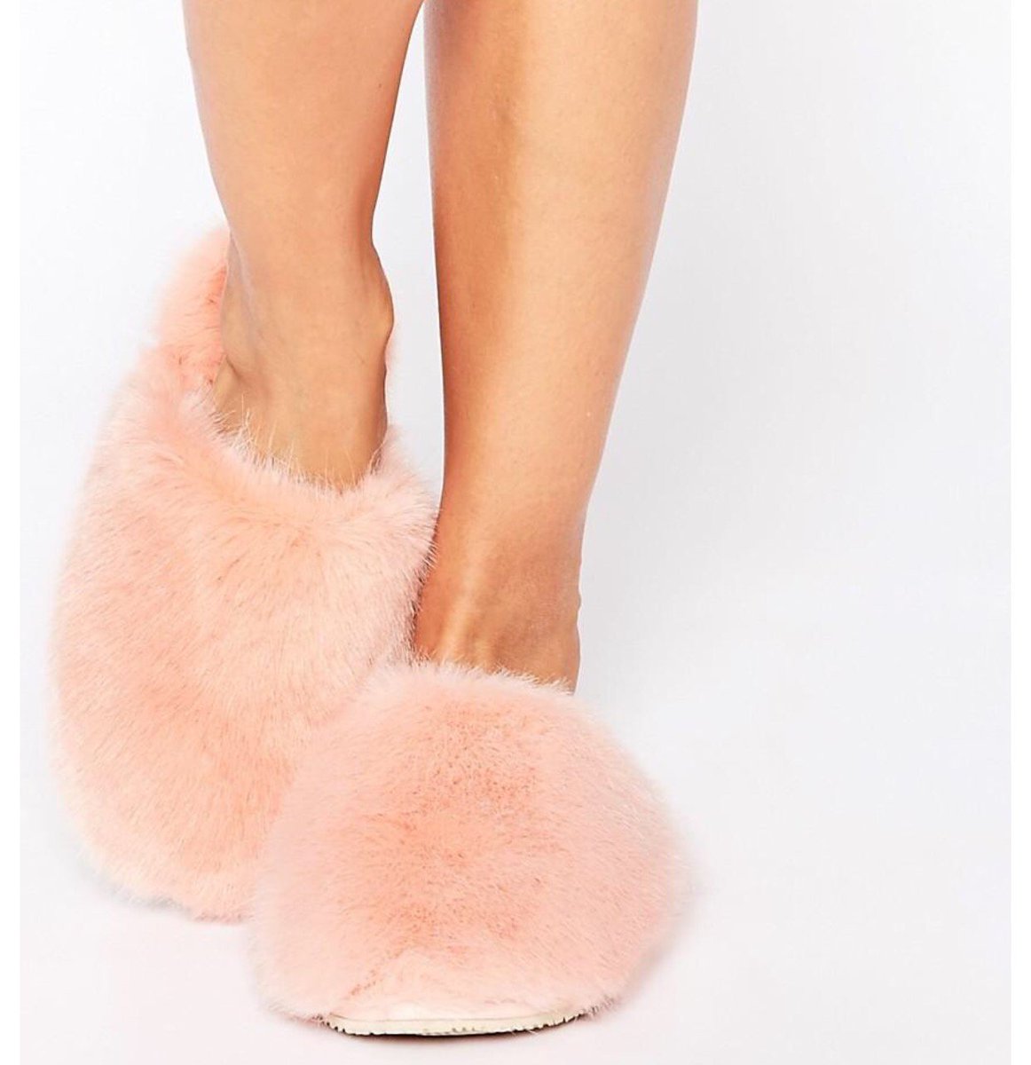 asos fluffy slippers