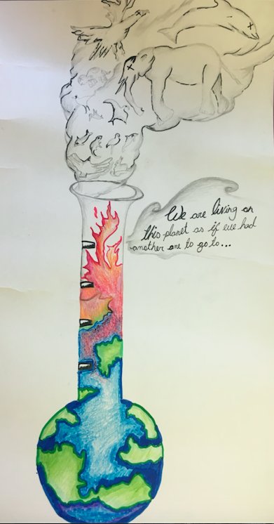AustinC_NT's tweet photo. Don't live on this planet as if we have another one. #MediaMakePoliticalArt #2NextPrez #YouthActionFF #boydbence https://t.co/LcjnUqAAsG