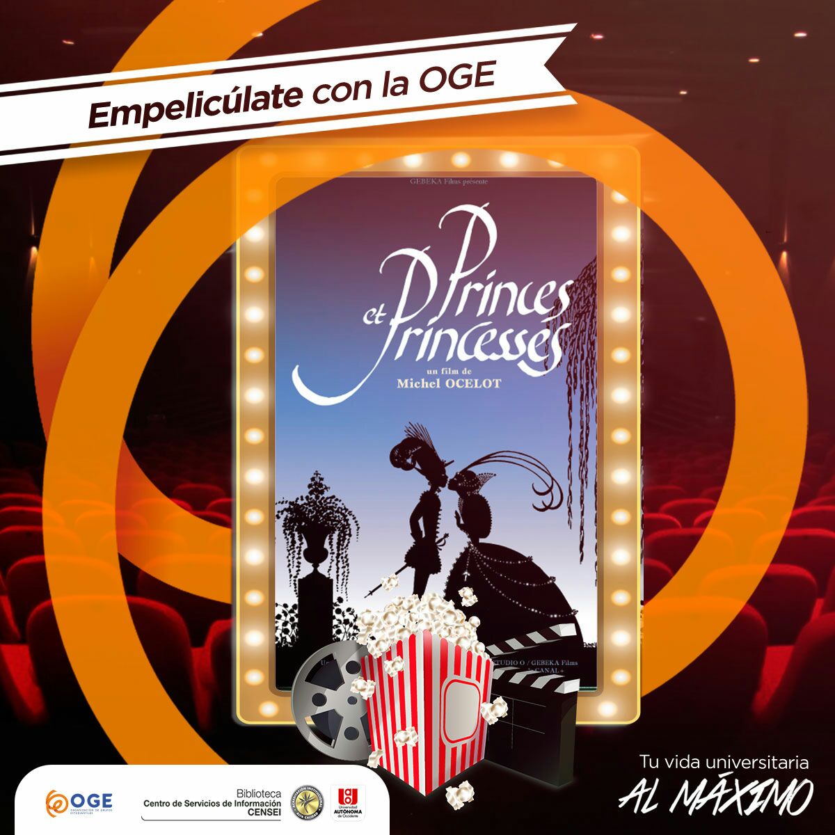 OGEUAO's tweet photo. No te pierdas 'Principes y Princesas', Hoy a las 5 p.m. en la oficina de la OGE  #TuVidaUniversitariaAlMáximo https://t.co/LUR0XEv4pc