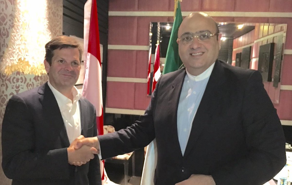 bahadorz's tweet photo. EXCLUSIF Président du CA de Bombardier, Pierre Beaudoin, est en Iran. Détails à venir. (Crédit: Qeshm Free Zone) https://t.co/wX3QiNHwln