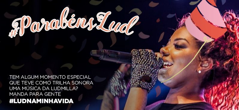 Ludmilla's tweet photo. Use #LudNaMinhaVida e nos conte 1 momento especial q a música dela foi essencial. A sua história pode valer RT https://t.co/2zytHaqjJf