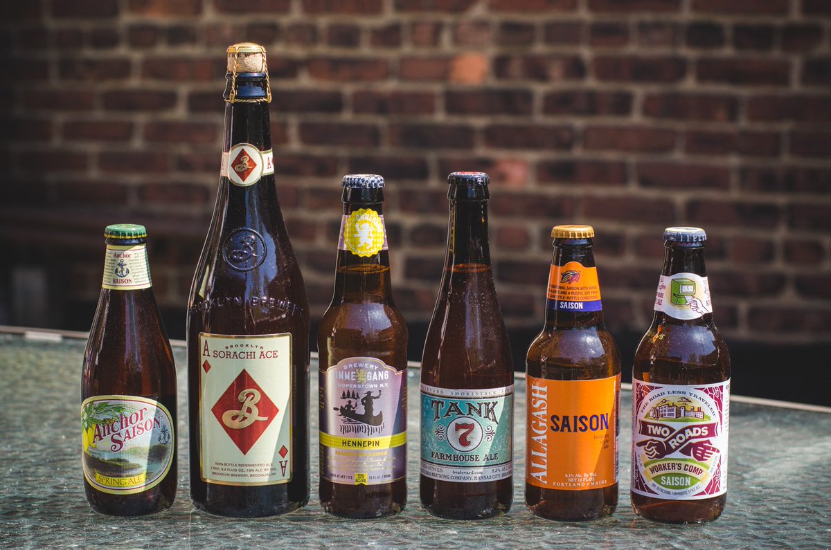backyardbeers's tweet photo. Saisons by @AnchorBrewing @2RoadsBrewing &amp; @BrooklynBrewery earn top blind taste test spots: https://t.co/bKMbPSYOCb https://t.co/U4WyxvMa2L