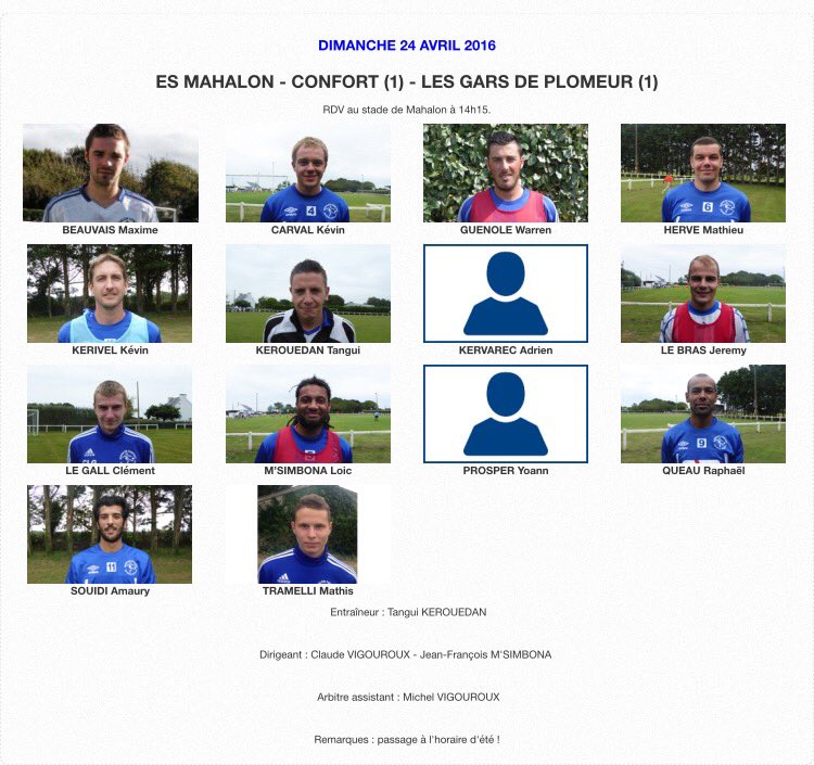 ESMAHALONCONF's tweet photo. Convocations de l'équipe A. Réception de Plomeur à 15h30. Première apparition dans le groupe A de @mathistramelli. https://t.co/SnU3RxVH2e