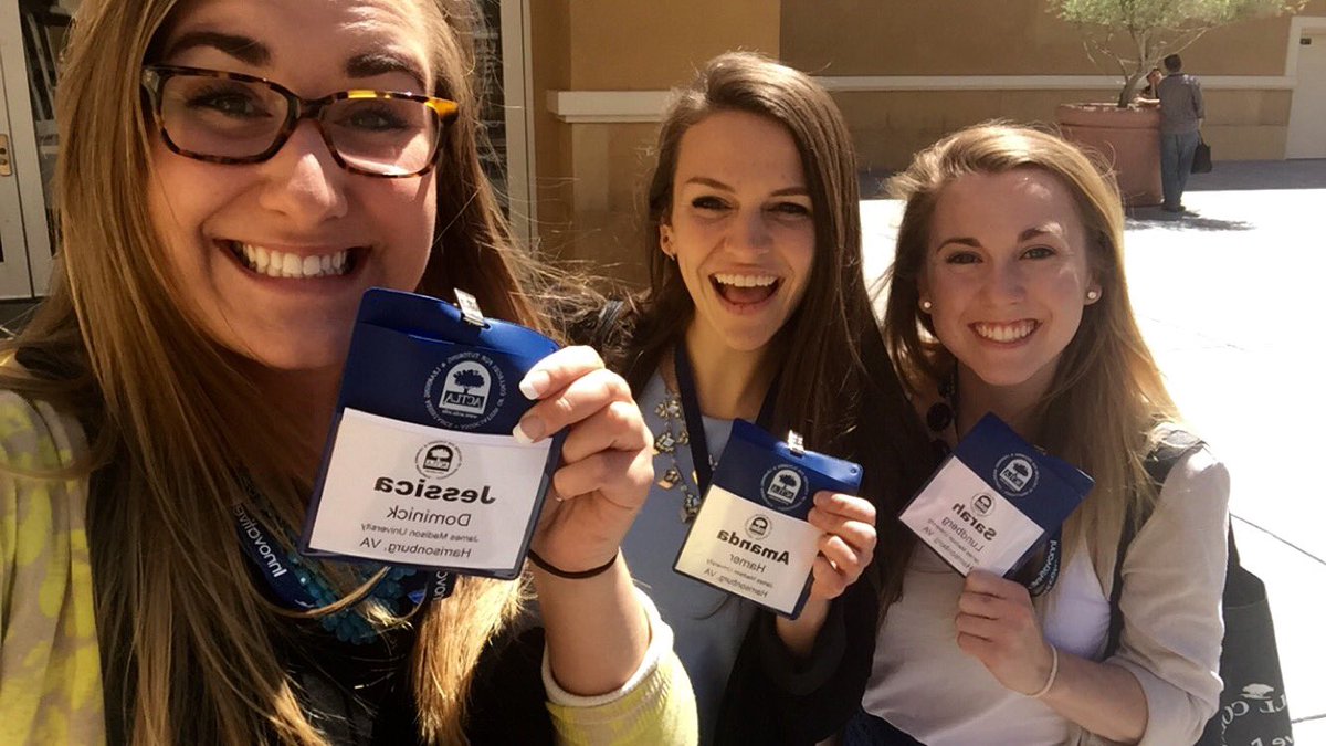 JMUDigiComm's tweet photo. Hello from our tutors in Las Vegas!! They are learning a lot at the #ACTLA Conference breakout sessions 👍🏻 https://t.co/b1AR84Sl6P