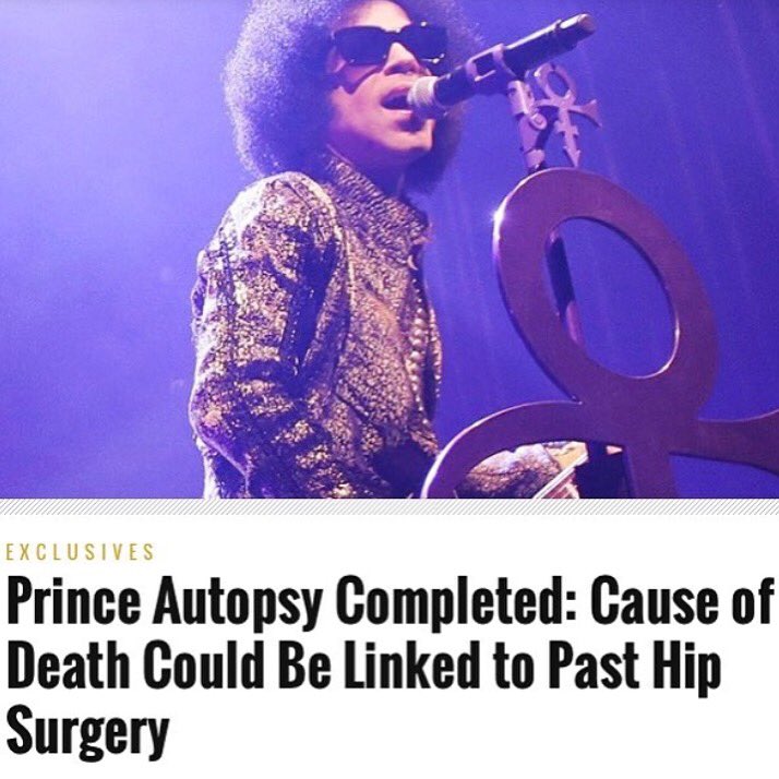 WORLDSTAR's tweet photo. Prince's autopsy has been completed. Cause of death could possibly be an overdose. 🙏 https://t.co/ggkGiM13T3
