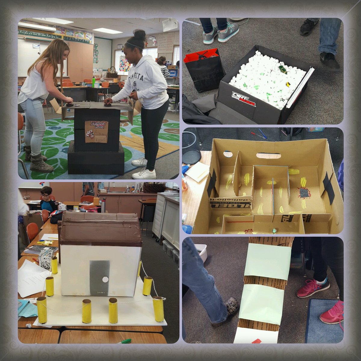 Creative 5th graders - Global Cardboard Challenge <a href="/jseroadrunners/">John Swett Elementary</a> @MrsRocheJSE