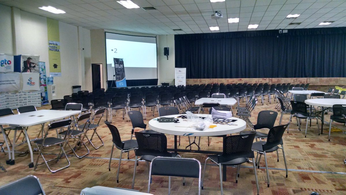 MLHacks's tweet image. Everything is prepared for #YoSoyHackBajio