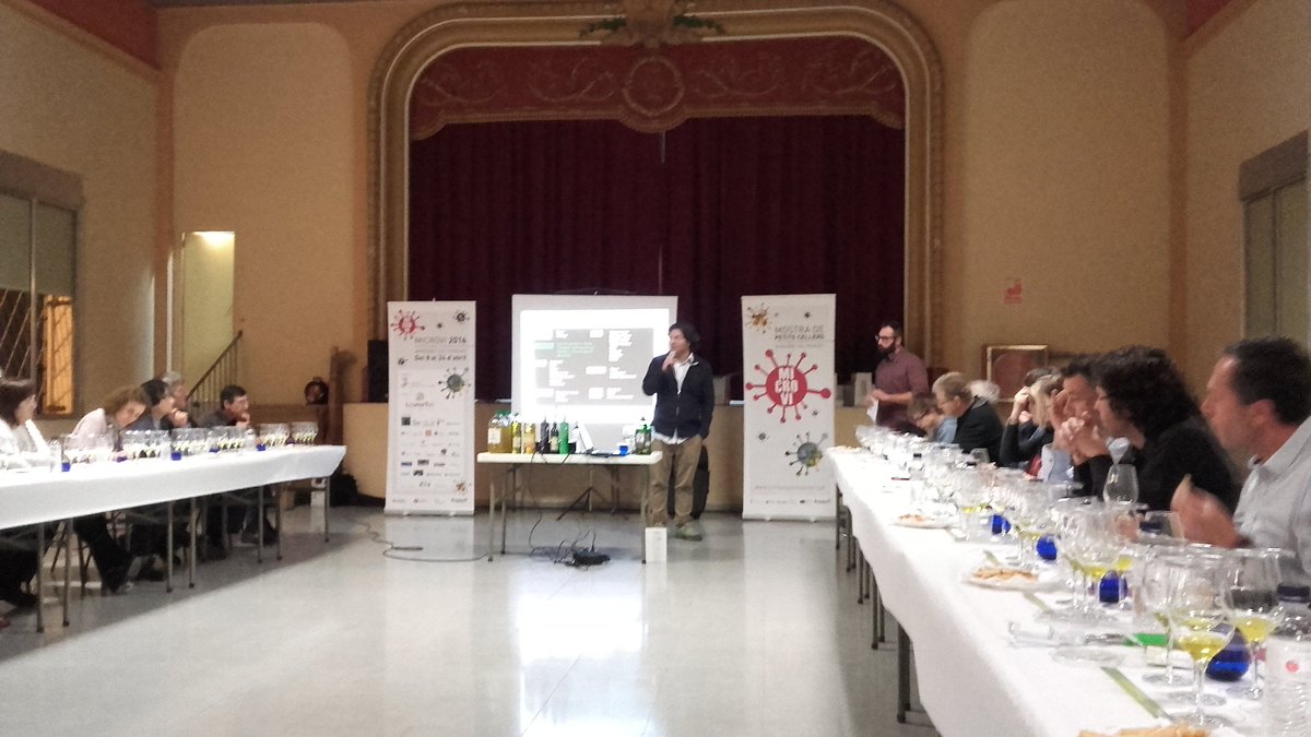 AlbertMata1980's tweet photo. Tast d'olis d'Avinyonet del Penedès, productors locals amb una gran explicació de @LaOliviteca #Microvi2016 https://t.co/92KCpjrcs8