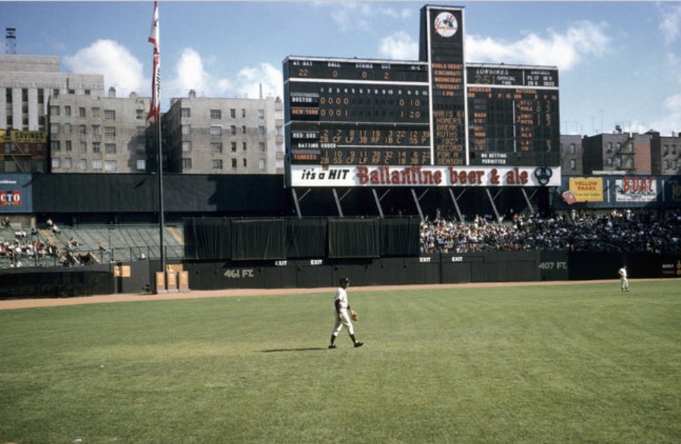 Yankee Stadium's short porch in right field is responsible for