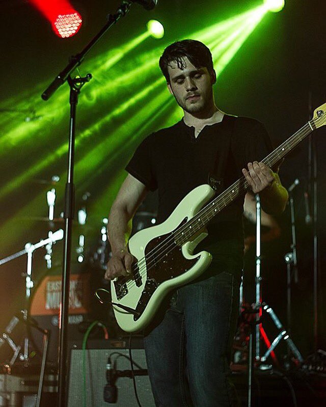 Rainoverband's tweet photo. Spencer at #ECMW2016 --- #rainoverstambrose #NovaScotia #indierock #music https://t.co/3uvPmzSdq0