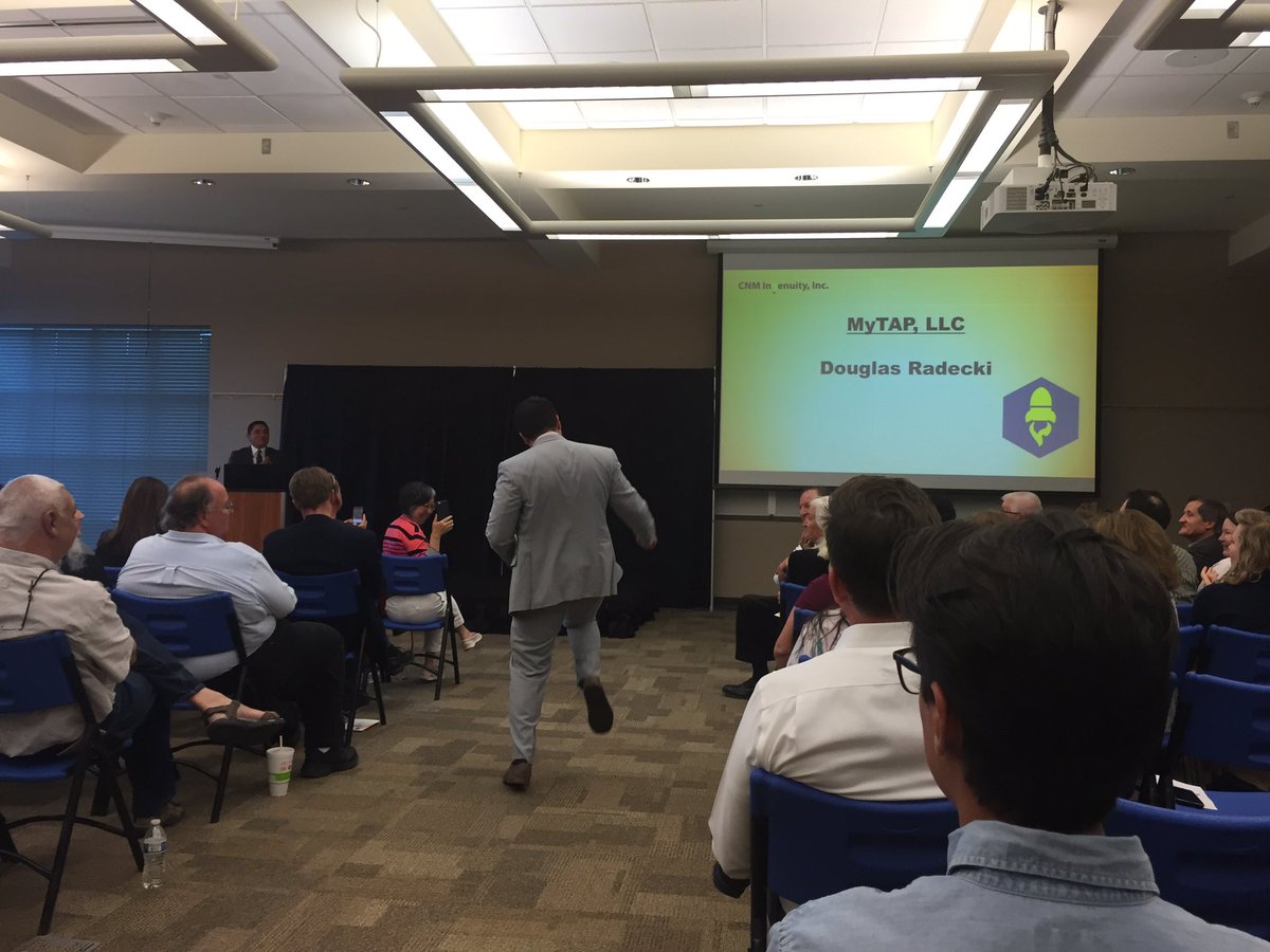 kvlee's tweet photo. Great #ABQ #startup #mytap @CNMSTEMulus at #ignitedemoday https://t.co/Oguq12QH4U